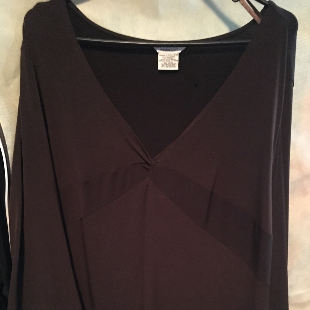 George Empire Chocolate Blouse